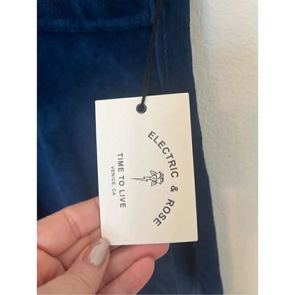 New ELECTRIC & ROSE BAXTER TSHIRT DRESS IN TERRY - Picture 7 of 9